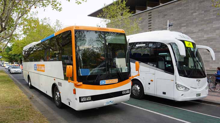 CDC Melbourne Volvo B10MSE Autobus 48 & McKenzies Mercedes O500RF Irizar i6 BS01ZG